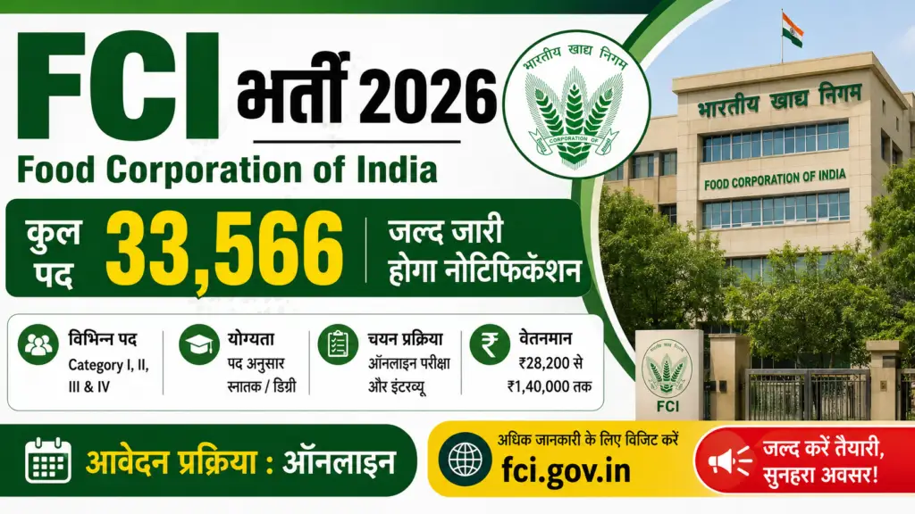 FCI Recruitment 2026