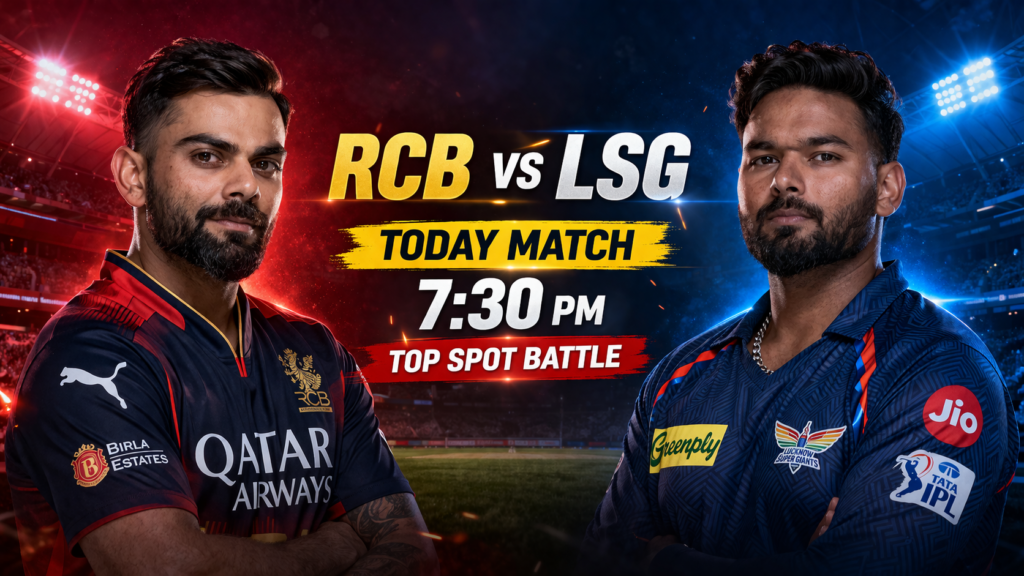 IPL 2026 Today Match