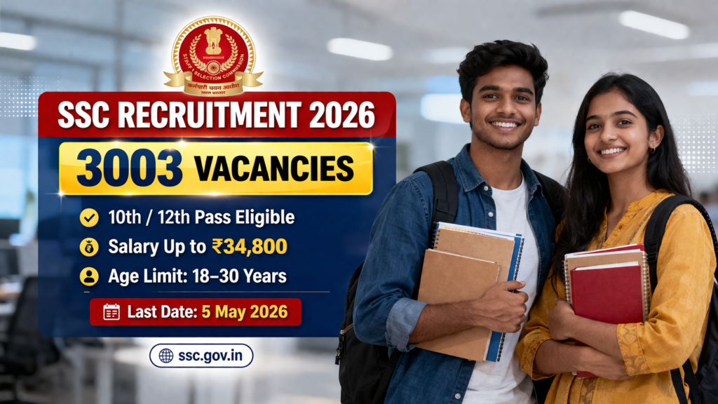 SSC 3003 Posts Recruitment