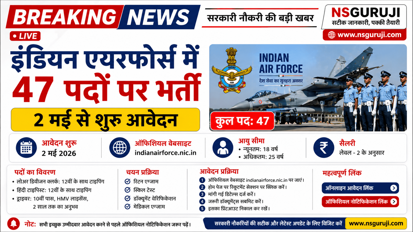 Indian Air Force Group C Recruitment 2026