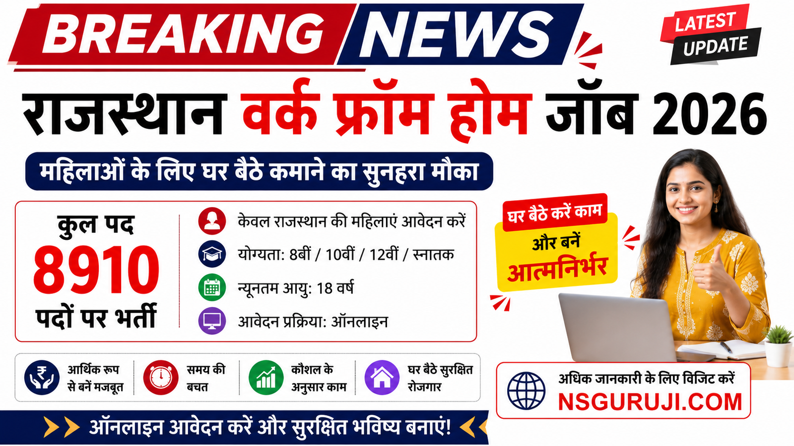 Rajasthan Work from Home Job 2026