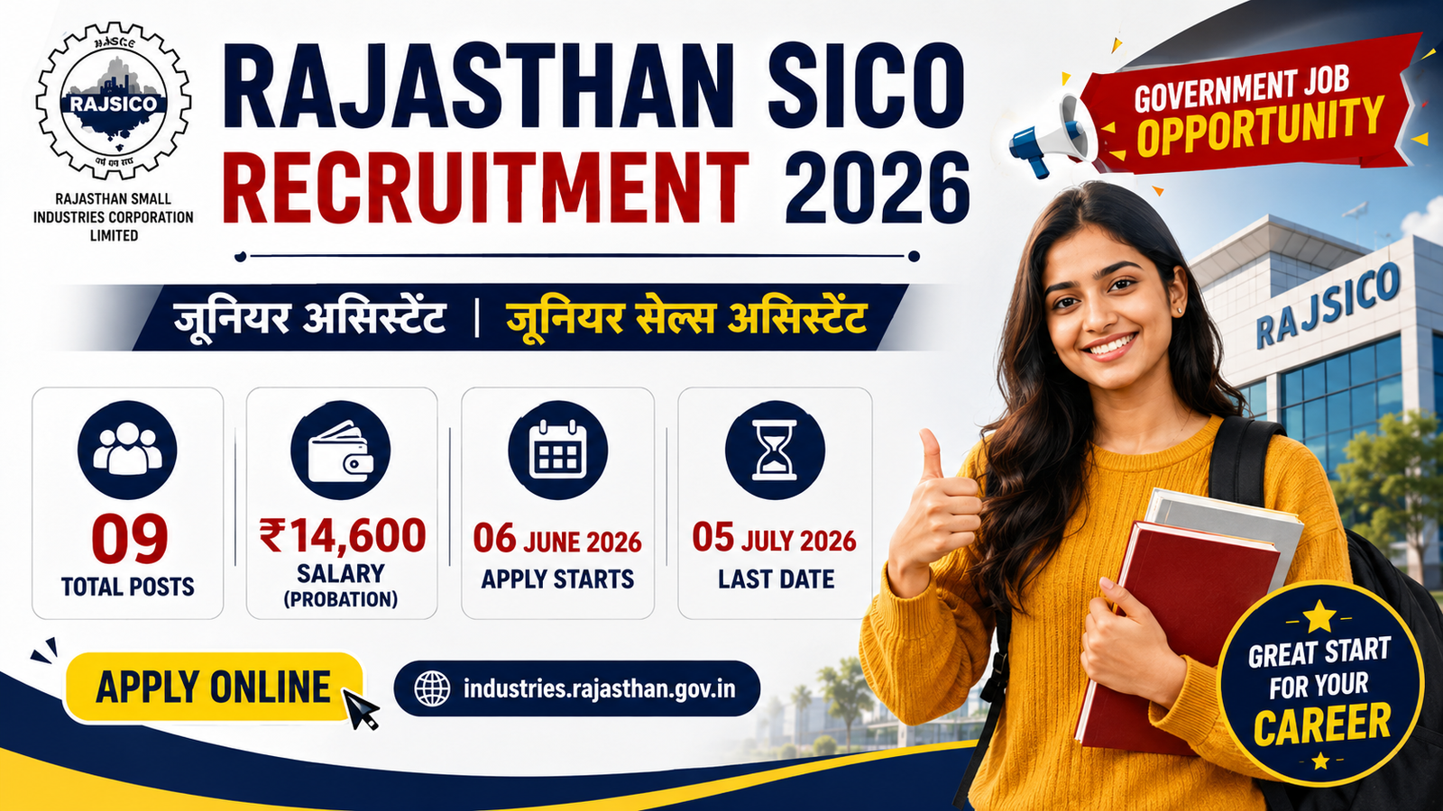Rajasthan SICO Recruitment 2026