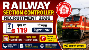 Railway Section Controller Recruitment 2026