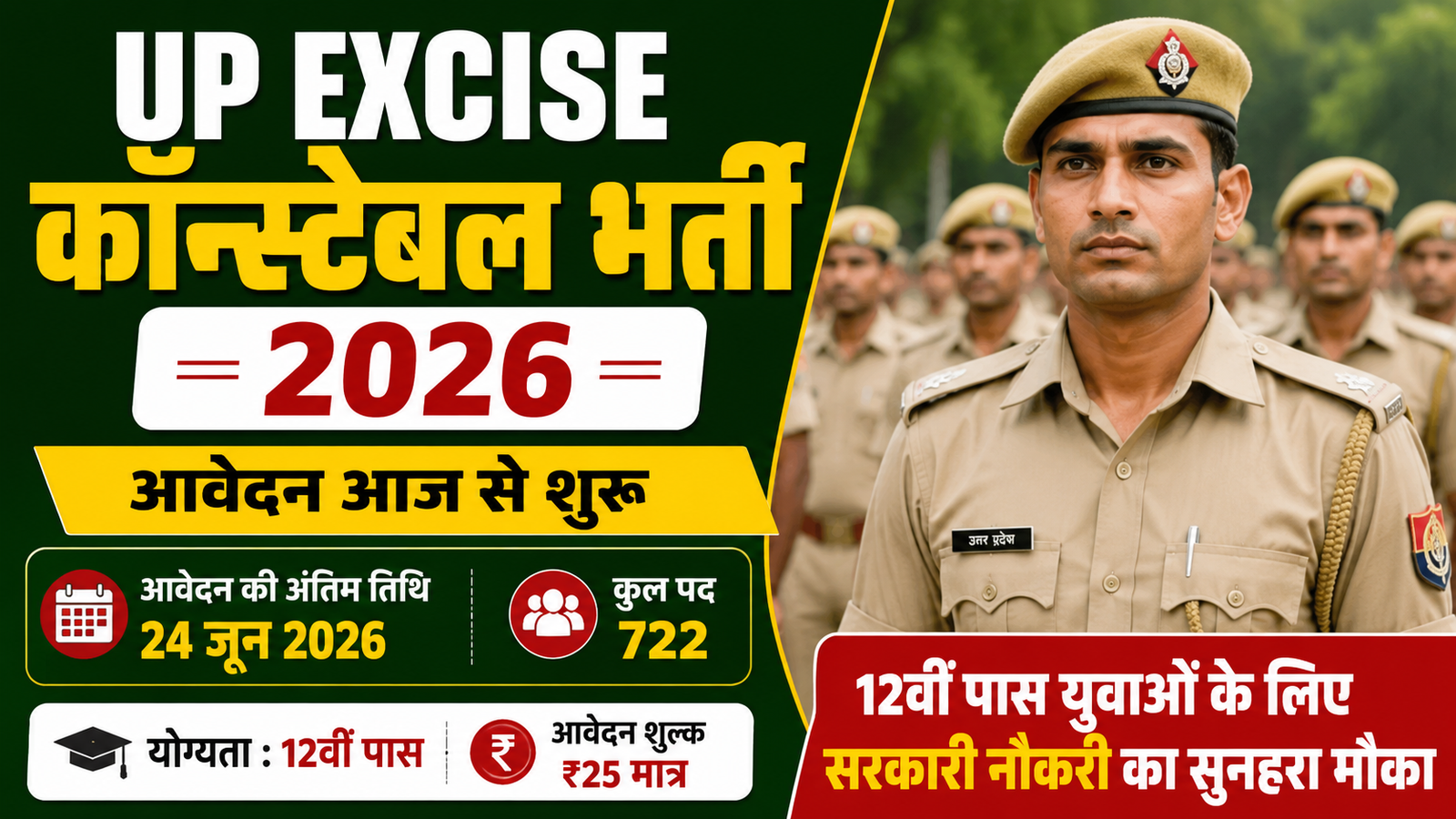 UPSSSC Excise Constable Recruitment 2026