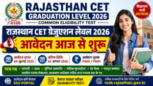 Rajasthan CET Graduation Level 2026