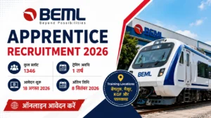 BEML Apprentice Recruitment 2026