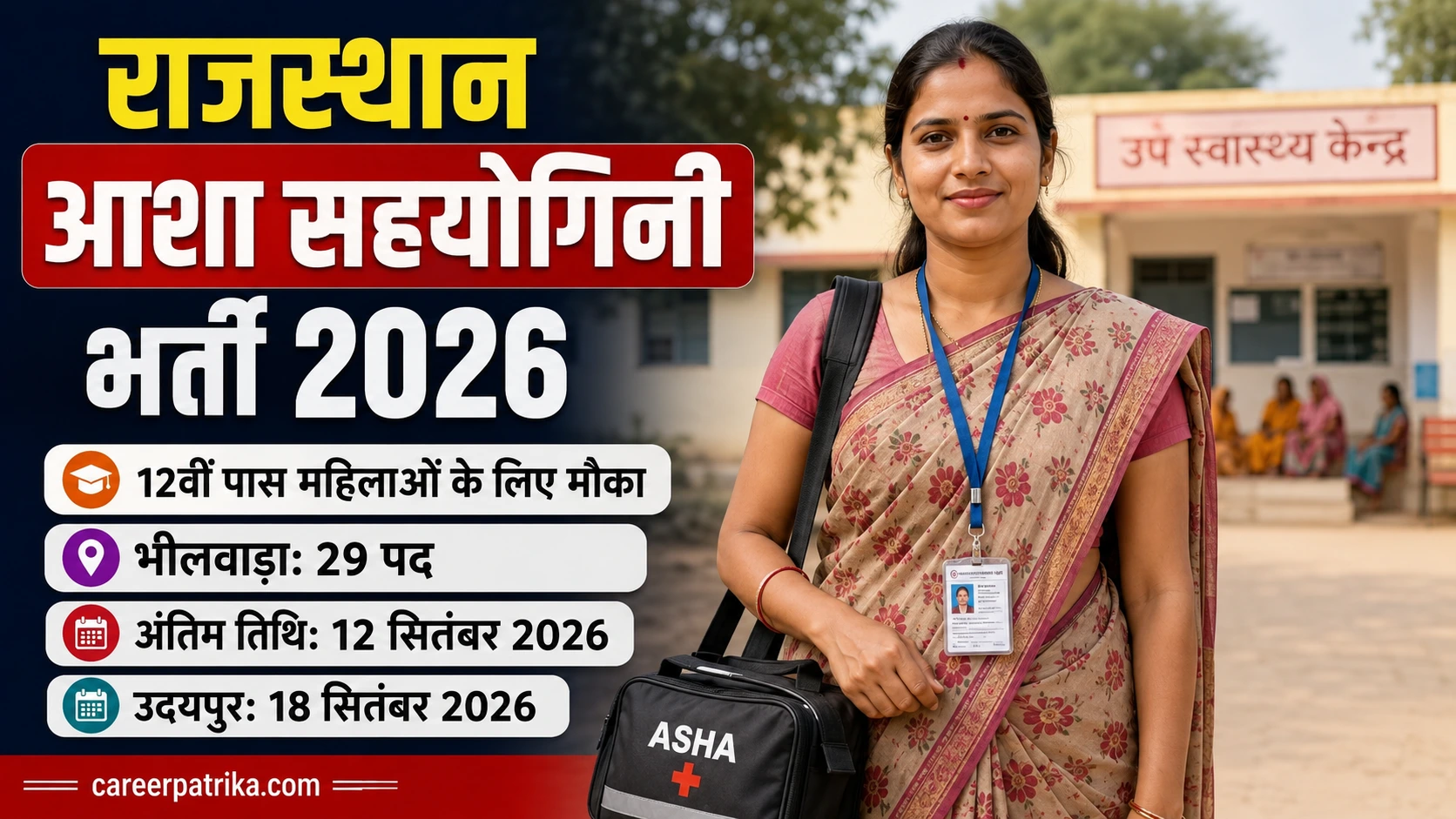 Rajasthan Asha Sahyogini Recruitment 2026