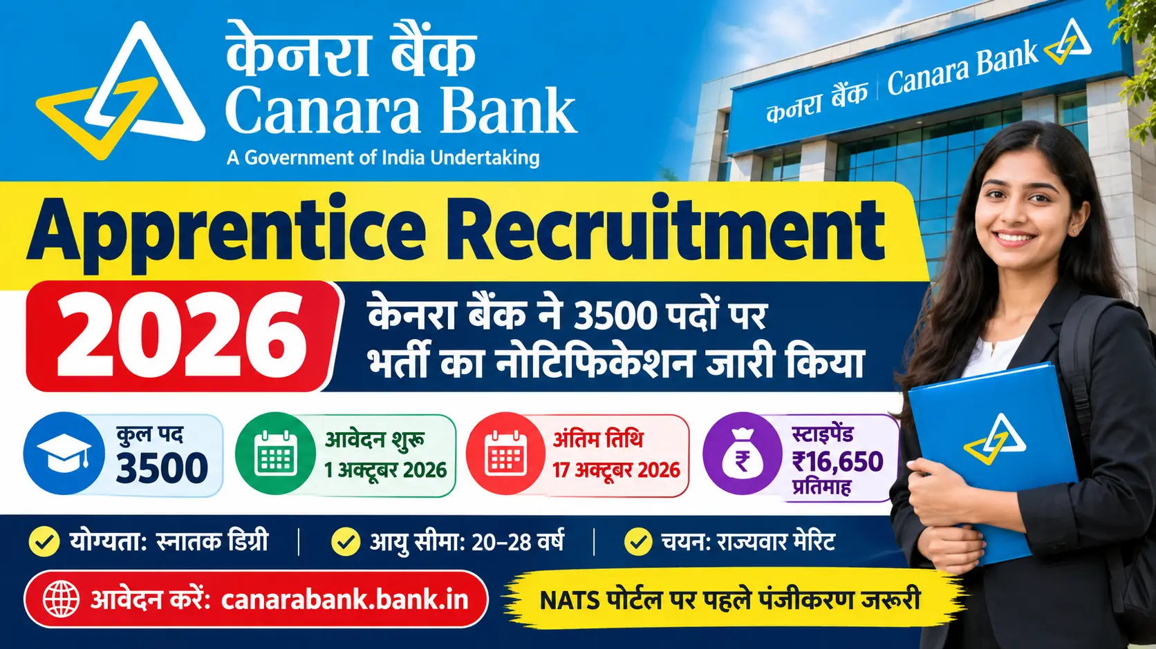 Canara Bank Recruitment 2026