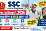 SSC JE Recruitment 2026