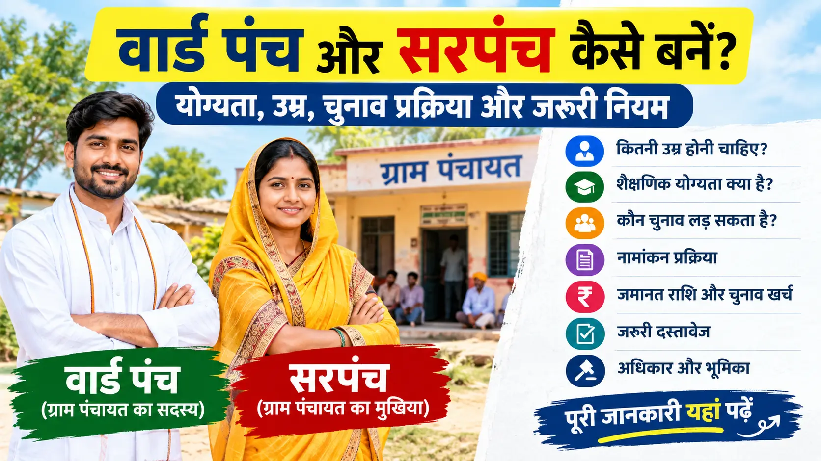 Sarpanch Banne Ki Yogyata